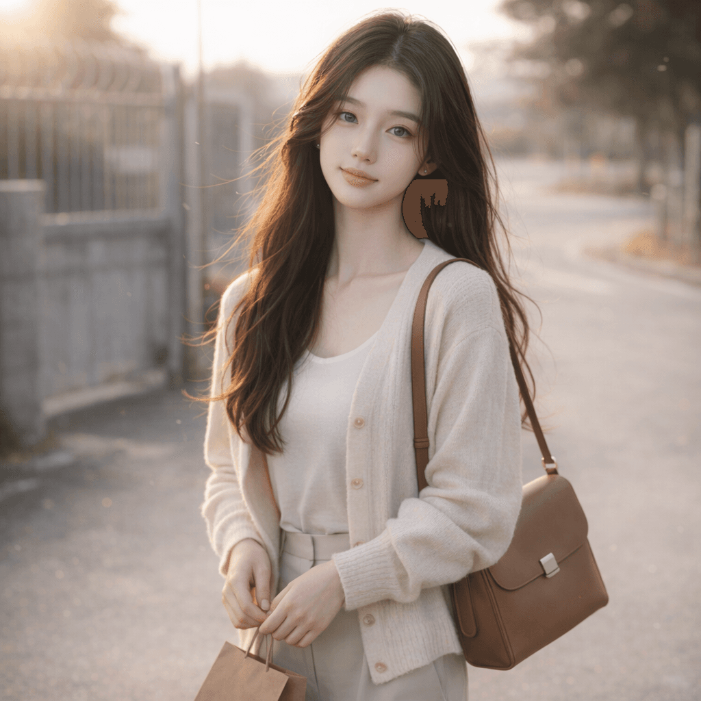 X프렌드 실사 사진 기반 캐릭터 예시